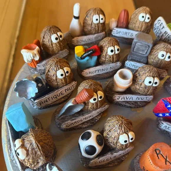 New- Your choice of one Novelty Nut Figurines Hilarious Adorable and Fun - Picture 7 of 14